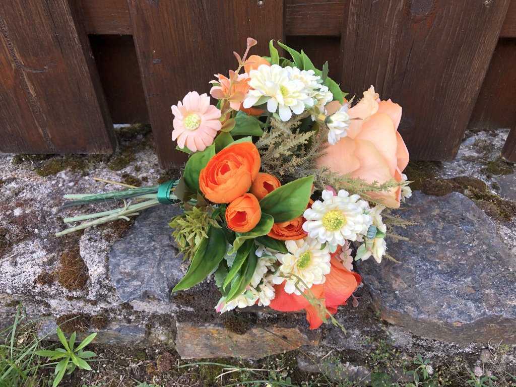 Dekorace na hrob celoroční set 2 ks